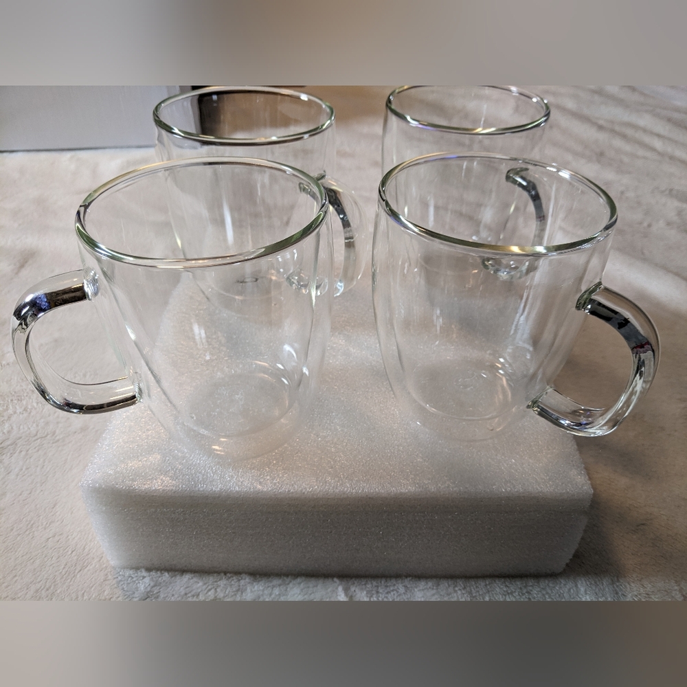 Yuncang 16 oz espresso glasses